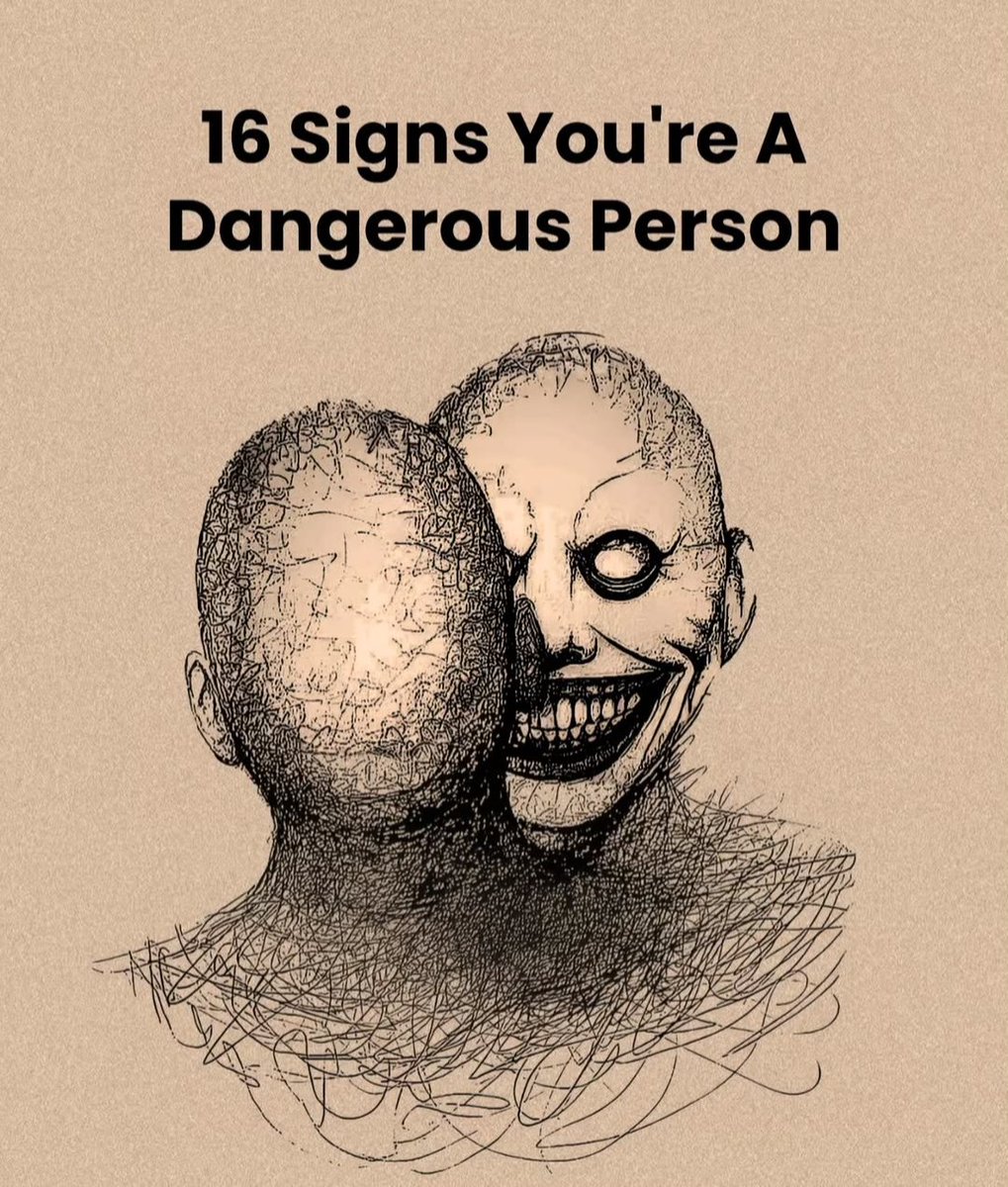 leantolearn's tweet photo. 16 Signs You're A Dangerous Person: https://t.co/hFuQm4U4j8