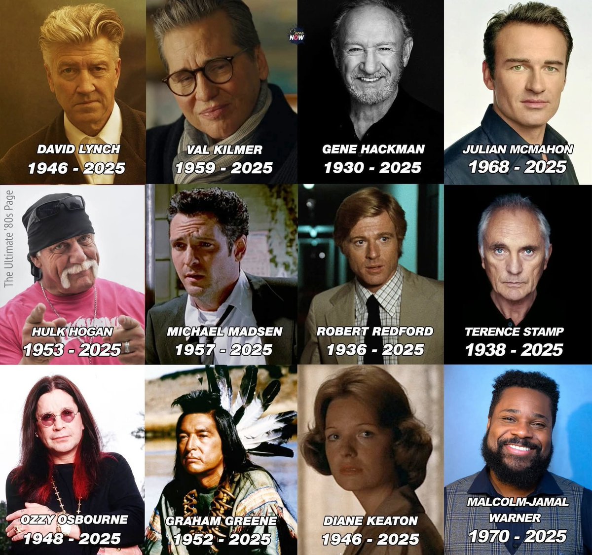 Some we lost in 2025.