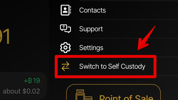 walletofsatoshi's tweet image. Got an existing Wallet of Satoshi? 

Tap &quot;Switch to Self Custody&quot; in the menu for instant sovereignty. 

Same Lightning speed, now with full control. Offline alerts, custom addresses, and worldwide access. 

You&apos;ve gotta try this! ⚡