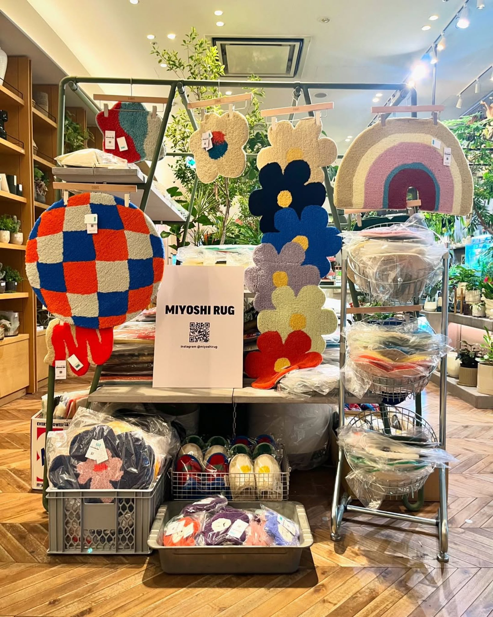 スツール EVANS ROOVICE CLOVER STOOL MIYOSHI RUG スツール EVANS MIYOSHI RUG CLOVER STOOL EV-010 EVANS×ROOVICE