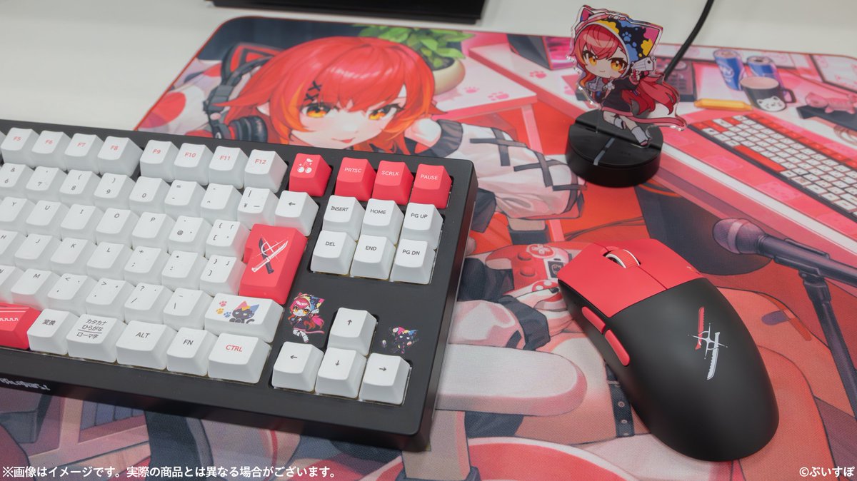 【VSPO! GEAR ゲーミングマウス受注最終日👊🏻🔥】

/／
📣#ぶいすぽ オリジナルのゲーミングマウスが本日受注最終日です‼️
\＼

今まで販売してきたVSPO! GEARデバイスたちと並べて、実物写真を公開📸

※併せて販売しているマウスドングルミニアクリルスタンドも本日受注最終日です。

🔽販売価格