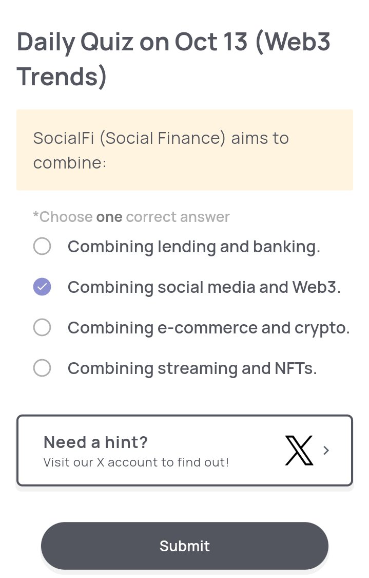 BlockStar_69's tweet image. GM CT! Daily Quiz Answer  
Oct 13, 2025.

Marina     ➡️ B

Xenea      ➡️ B

Spur         ➡️ D

Syntax     ➡️ C

SyntaxVerse Vault🔓
Patterns revealed👉 5-2-7-6

See you on the side that prints🤑💰