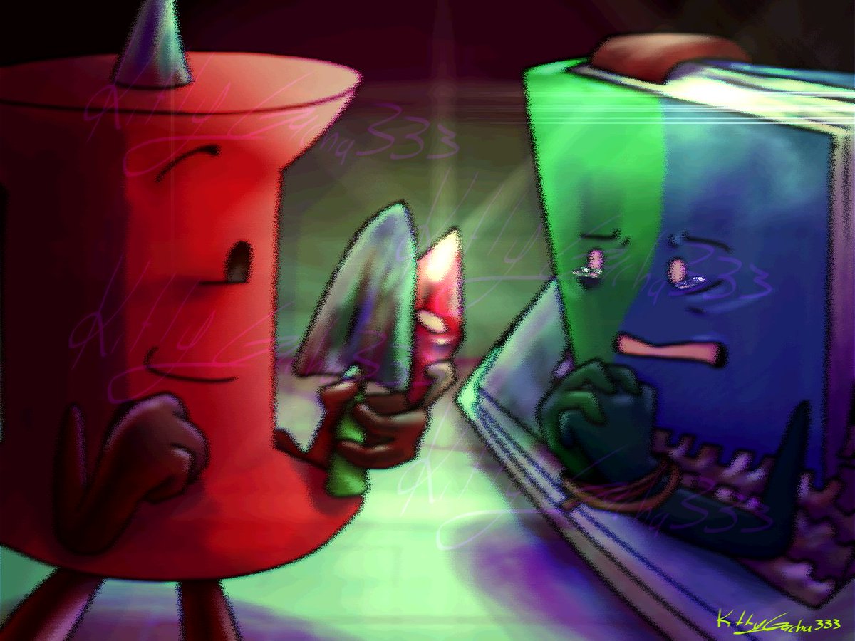 IDFB Fear Garden spoilers
-
I got stuck on this one for nearly a week cause I couldn't get an idea for it
#FearGarden ##IDFB #IDFBFearGarden #BFDI #BFDIArt