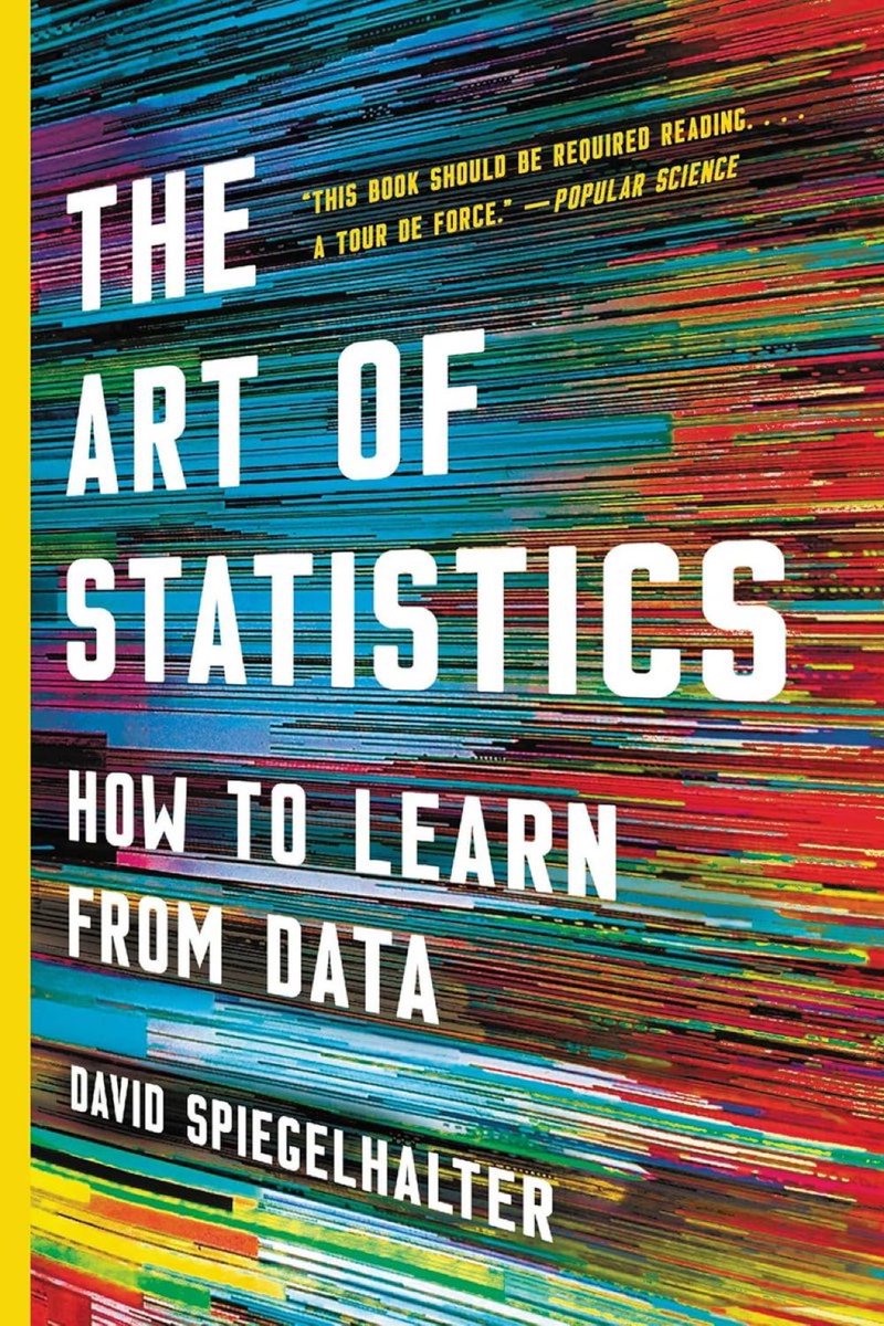KirkDBorne's tweet image. The Art of #Statistics — How to Learn from Data: amzn.to/48c8xpG