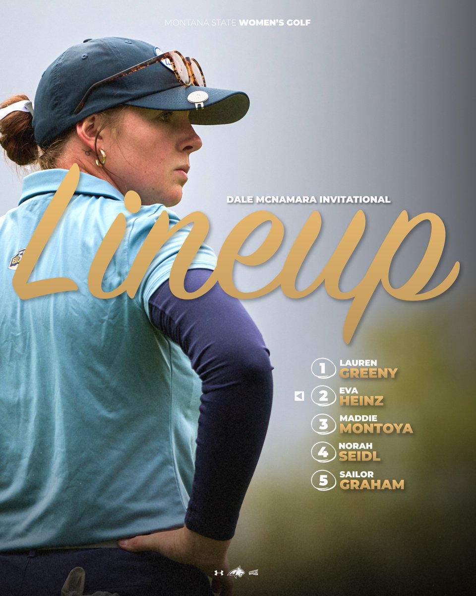 Here's how we'll line up for our final tournament of the fall 🔵🟡 

#WYP | #GoCatsGo