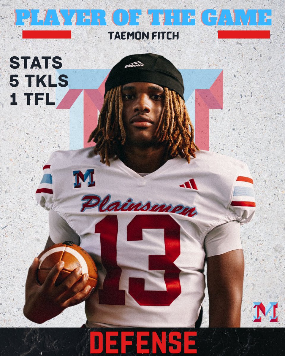 Monterey HS Athletics (@monterey_sports) on Twitter photo Defensive Player of the game versus Lubbock High. #BuiltDifferent Defensive Player of the game versus Lubbock High. #BuiltDifferent