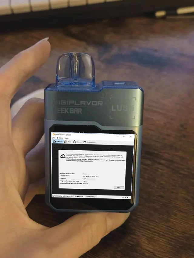 hashtimelock's tweet image. installed Core 30 on this random vape