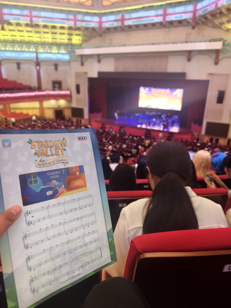 JayMushui's tweet photo. @ConcernedApe Thank you for your work with everyone. Stardew Valley has been with me during my seven years of youth. I can't imagine what an important part of my life would be missing without SDV. Now I am very excited and happy to finally see this concert in Guangzhou, China. https://t.co/WtUGnrekf8