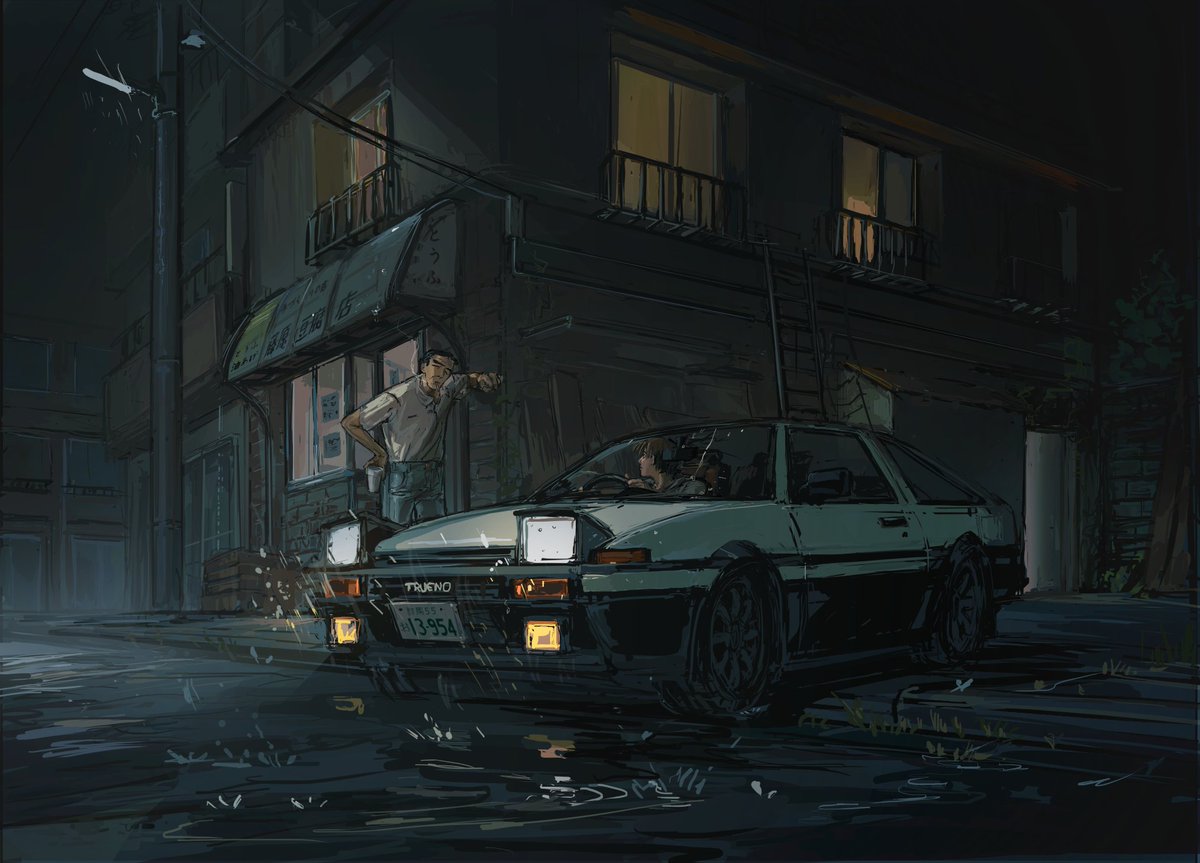 vi uns dioramas de initial d tão bonitinhos que me deu vontade de fazer algo