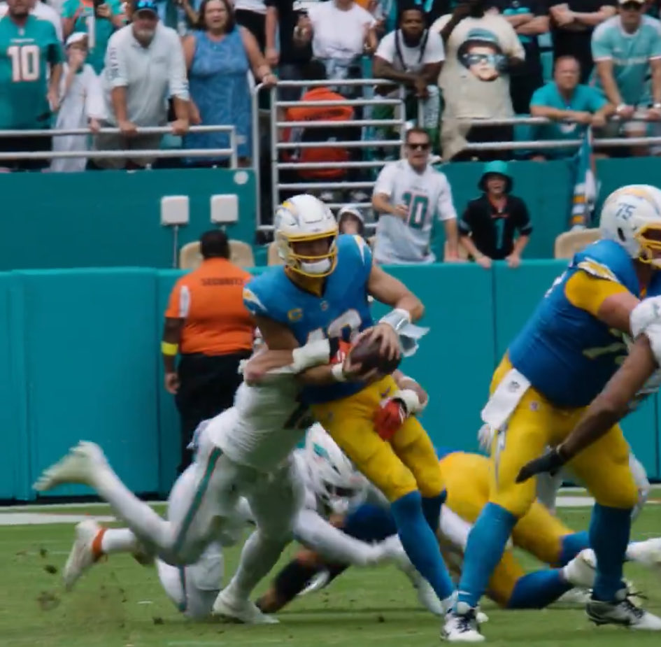 Justin Herbert with the game in his hands 3 times this season: