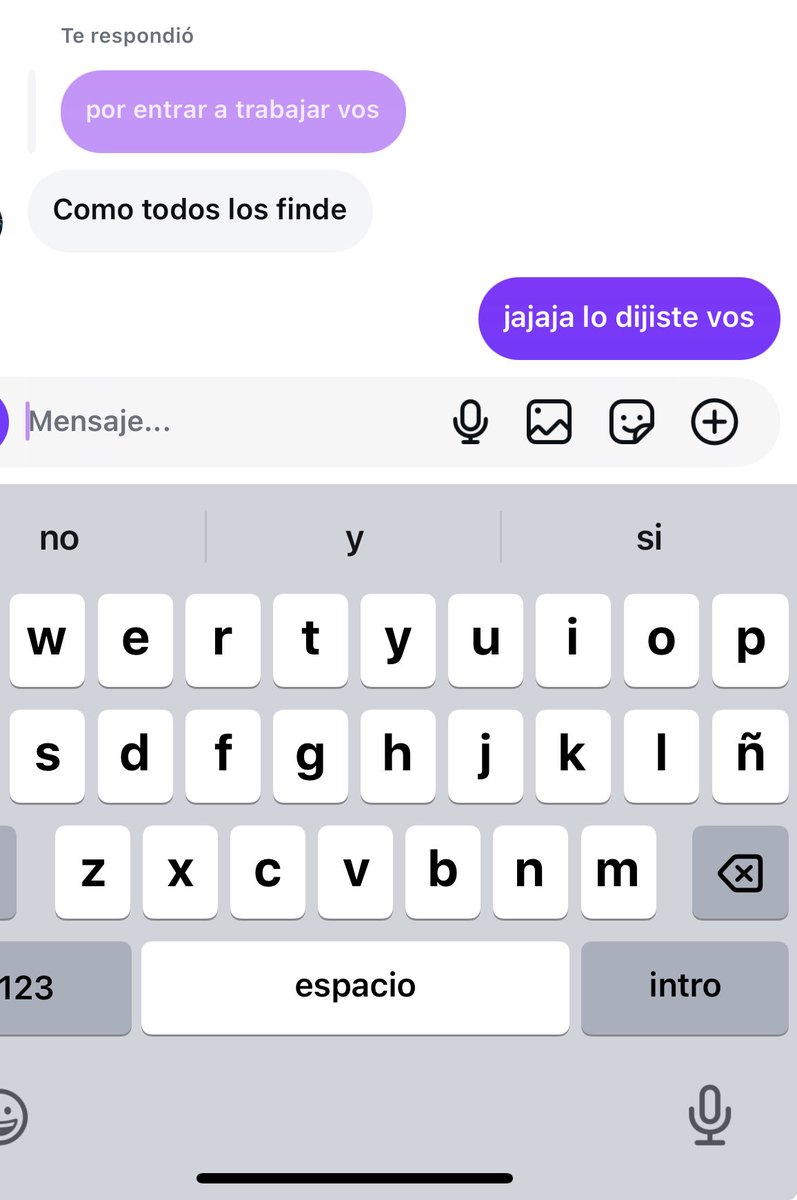 tas loco no pasa de eso mi finde