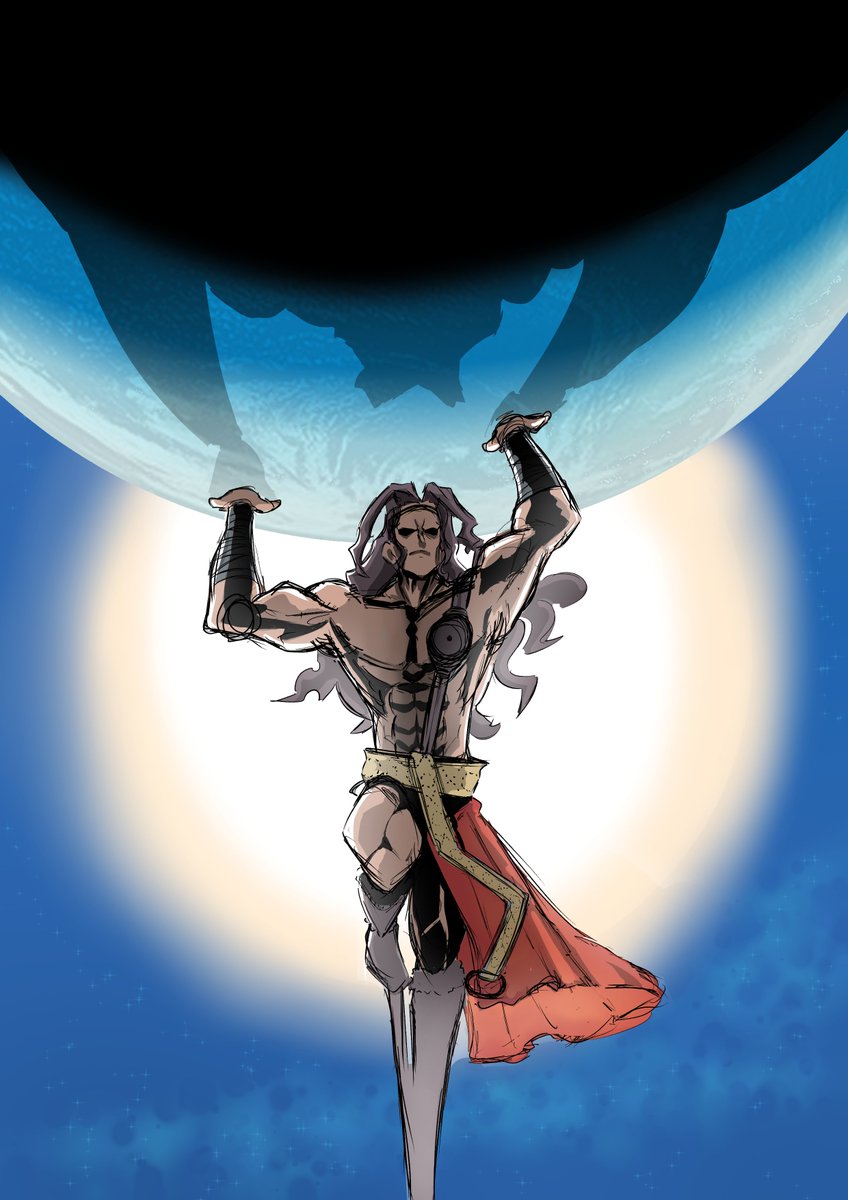 Day 12 of #Disgaeatober2025 : Superhero. 

Today seemed like a god day to pay homage to Jorge Jimenez and a certain Superman cover of his. Aurum might not have been the best choice though lmao. 

#ディスガイア