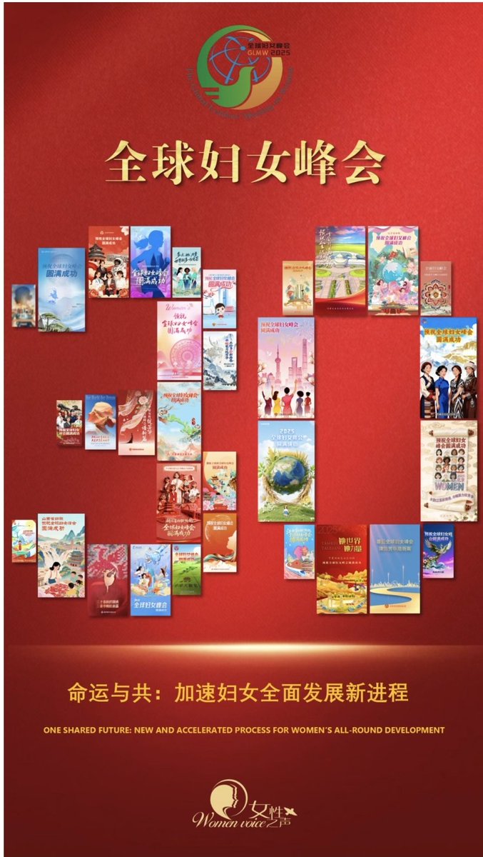 全球妇女峰会开会了，这波祝福直接拉满！《北京宣言》30年了
#全球妇女峰会
