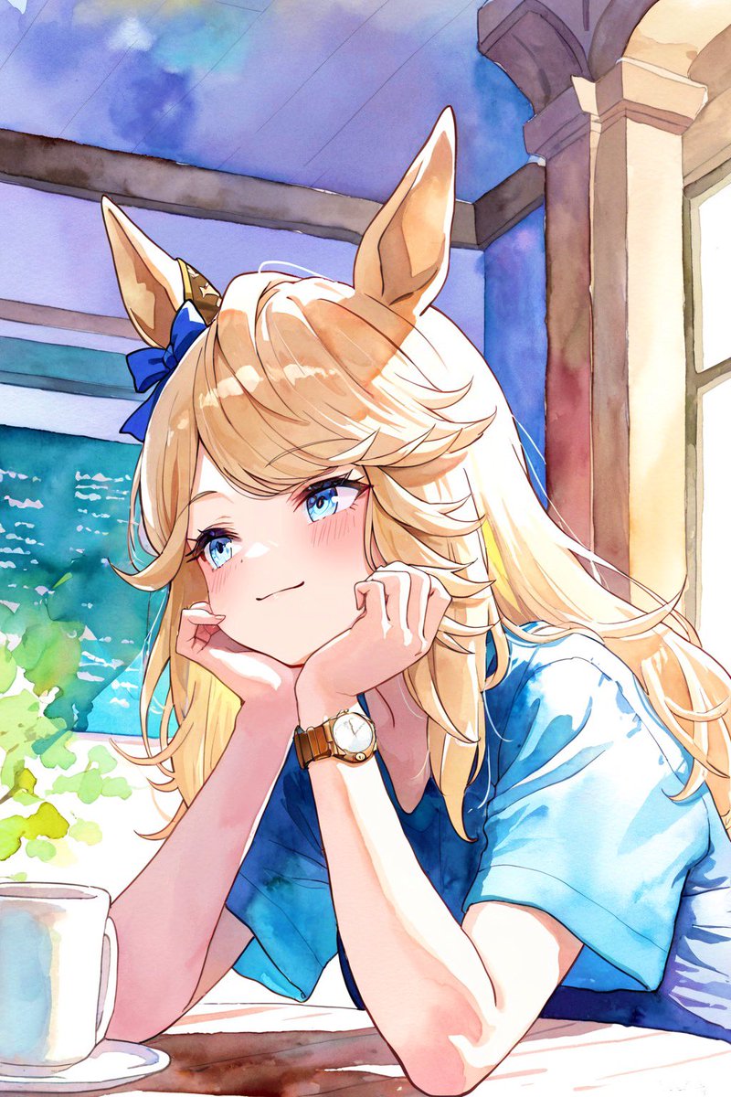 gn_3c's tweet image. 朝シチーさんです☀️
#AIart  #ＡＩイラスト #ウマ娘 #ゴールドシチー #umamusme