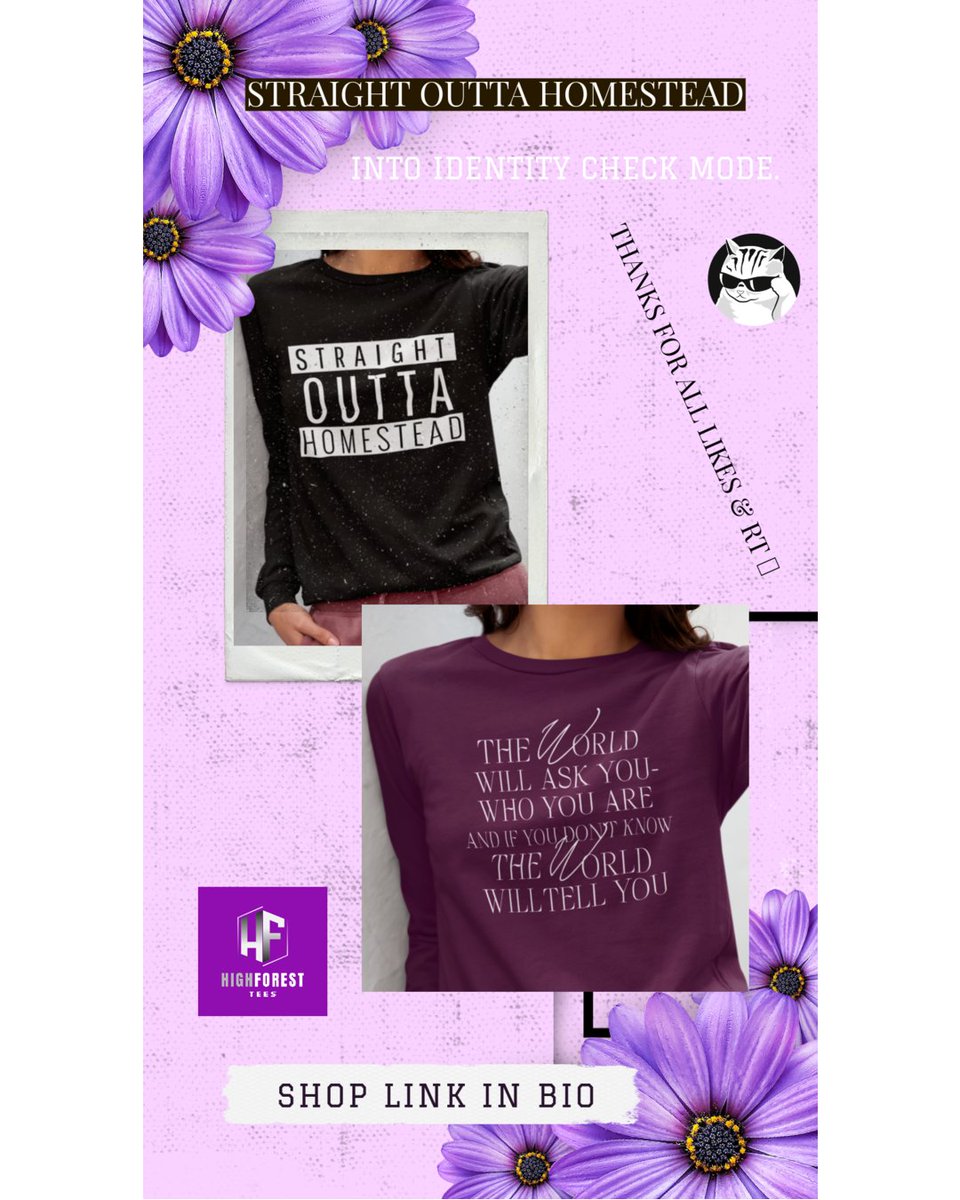 faith4truths's tweet image. STRAIGHT OUTTA HOMESTEAD — AND STRAIGHT INTO EXISTENTIAL CRISIS 😅
THE WORLD WILL ASK WHO YOU ARE — ANSWER BEFORE IT DECIDES FOR YOU.
shop link in bio
#identitycrisis #beyourself #existentialhumor #streetwearvibes #3iatlas #questionreality #tshirtdesigns #indieartist