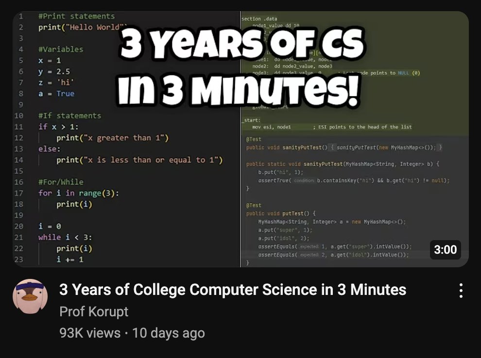type of videos popping up on my feed a day before 4th round interview