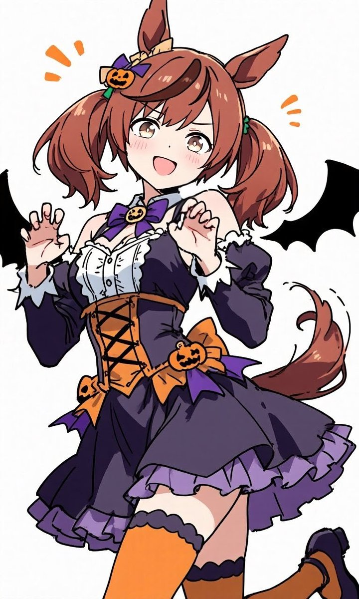 primera5397's tweet image. おはっとネイチャです😉🍎🍀☕
もうすぐハロウィン🎃😊🍁
今朝はちょっとネイチャにコスをお願いしたら、最初は恥ずかしそうにしてたけど最後はノリノリなるまでをお届けします😌✨
では〜今日もよろっとネイチャさんでふー😚💨💨💨💨🍠🌽🎵🎶
#AIイラスト #ナイスネイチャ