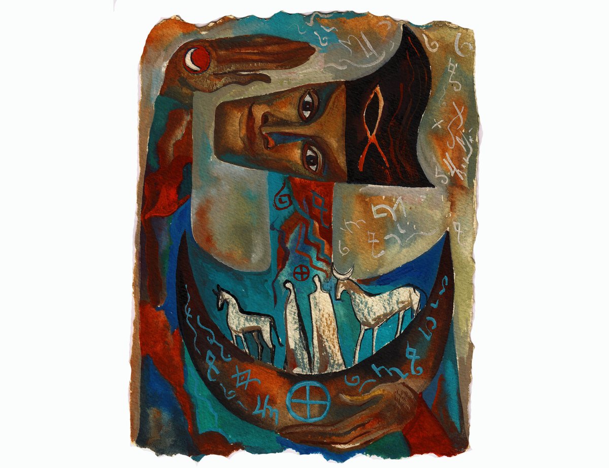 Day 1929: “THE ARK"...
#animageaday #apaintingaday #mariarud