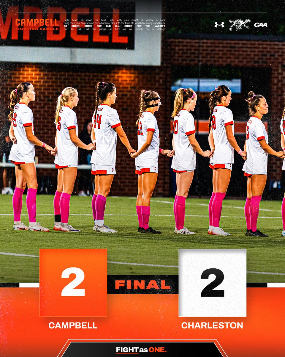 GoCamelsWSOC's tweet photo. We pick up a point in Charleston. 

#FightAsONE🐪⚽️ https://t.co/mcCNbdFQ86