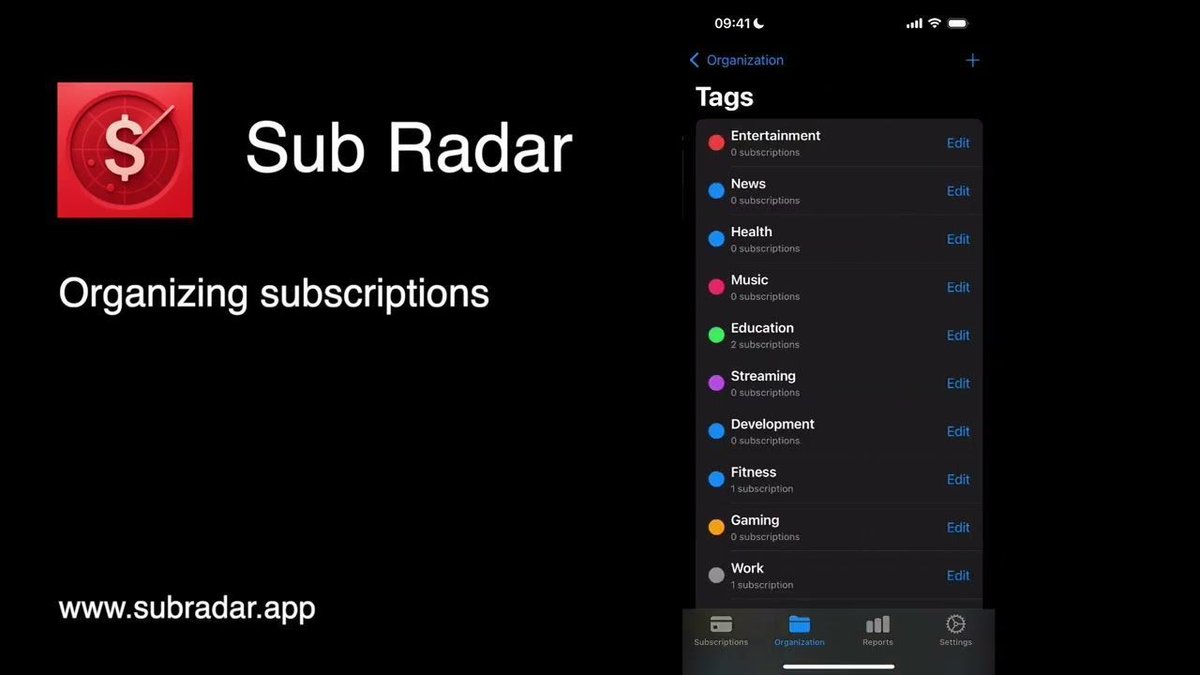 CompileSwift's tweet image. Organizing your subscriptions with SubRadar.app youtu.be/VdsoOiSDNVY