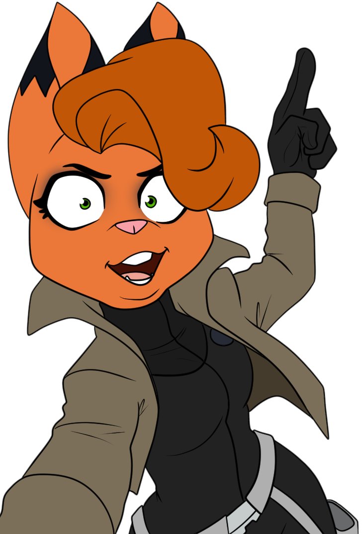 A little teaser of a picture I am working on. Phox is taking a selfie while she teases someone or something!