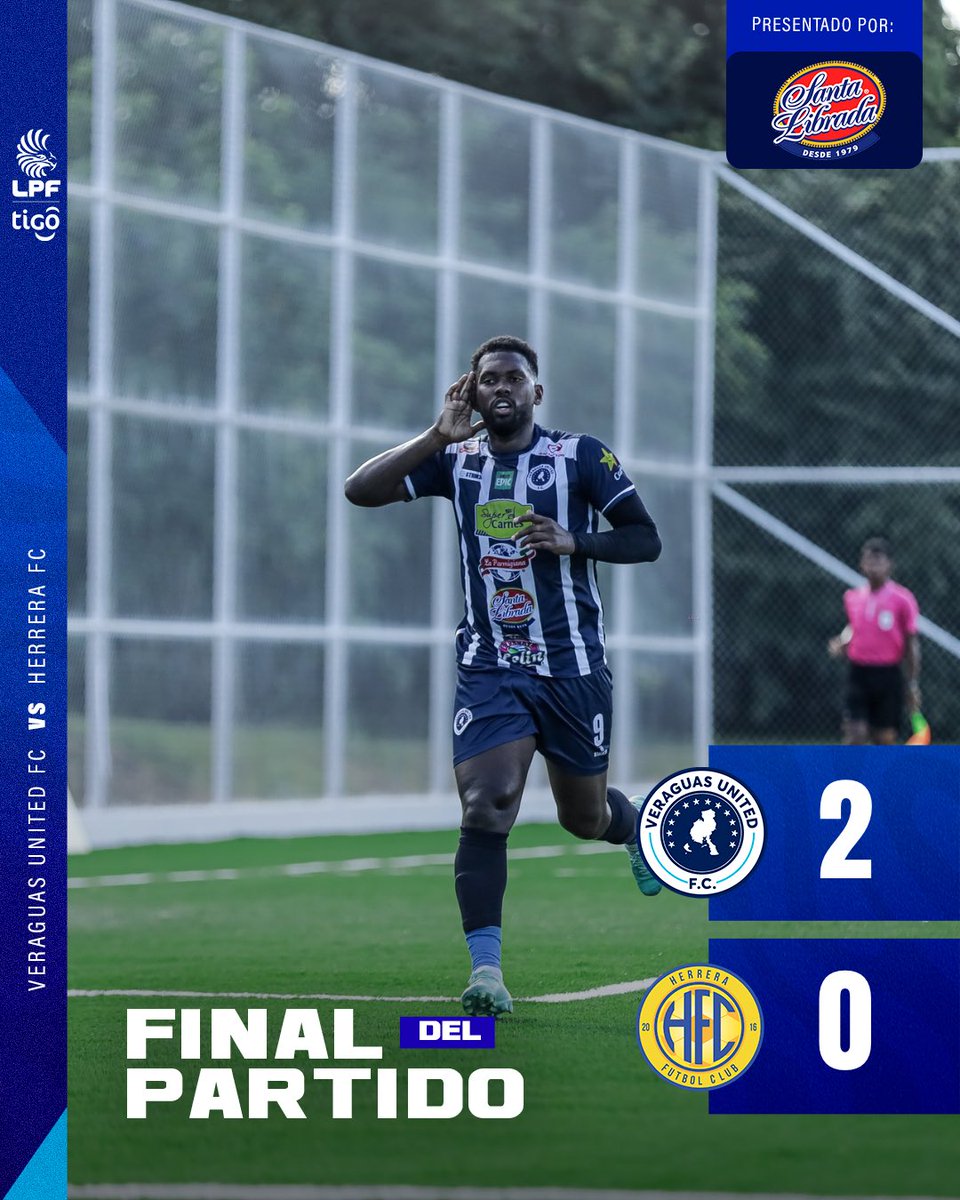 💙💪🏼 ¡𝗩𝗜𝗖𝗧𝗢𝗥𝗜𝗔 𝗩𝗘𝗥𝗔𝗚𝗨̈𝗘𝗡𝗦𝗘 𝗘𝗡 𝗣𝗔𝗥𝗜𝗧𝗔 +𝟯!🏹
Vamoosss, nos imponemos con autoridad 0-2 frente al Herrera FC en el Gustavo Posam, con goles de Isidoro Hinestroza y Ricardo Montenegro.💪🏼🔥

#somosVeraguas