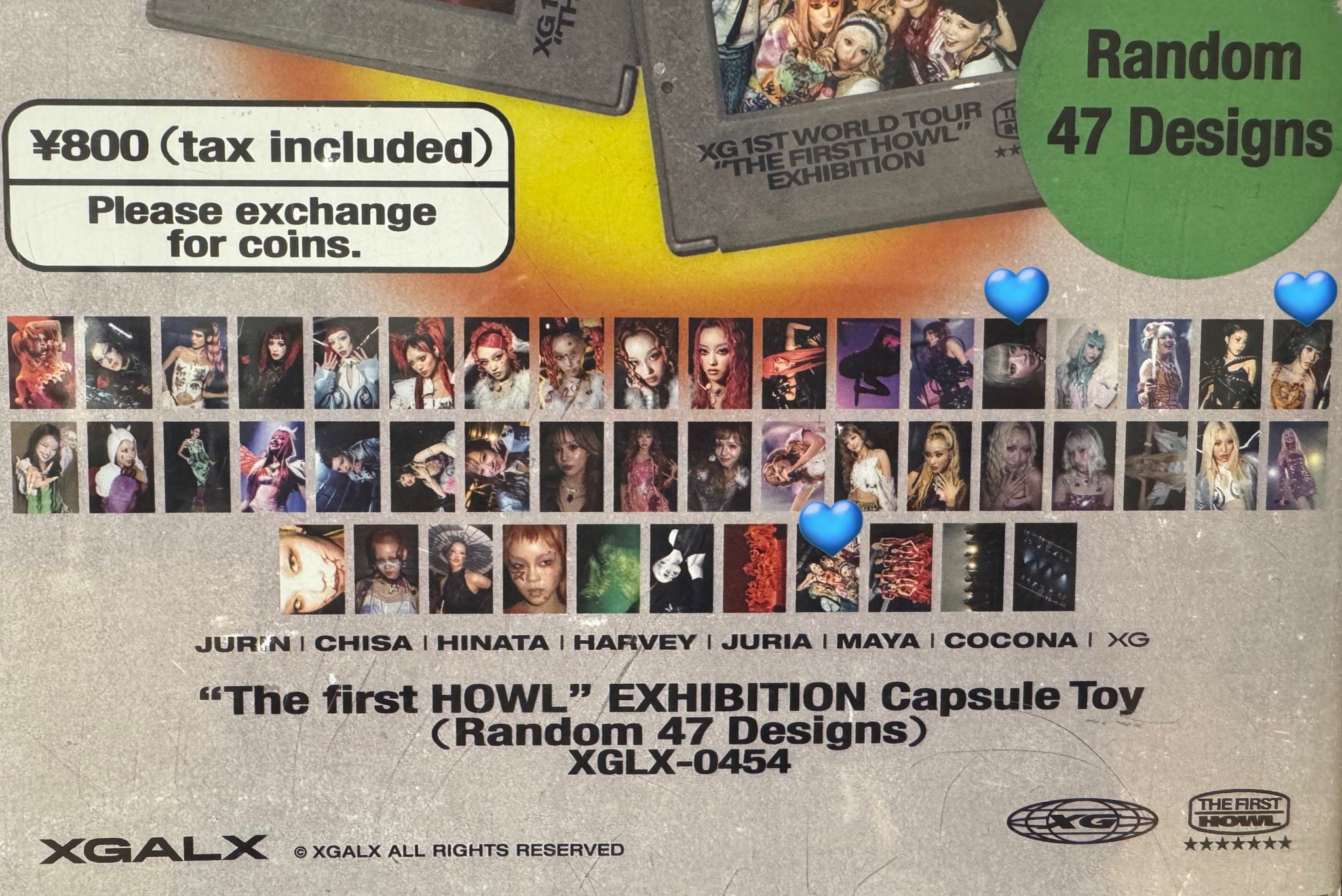 XG EXHIBITION 大阪 会場限定 ラキドロ トレカ 7種 3コンプ XG EXHIBITION 大阪 会場限定 ラキドロ トレカ 7種 コンプ