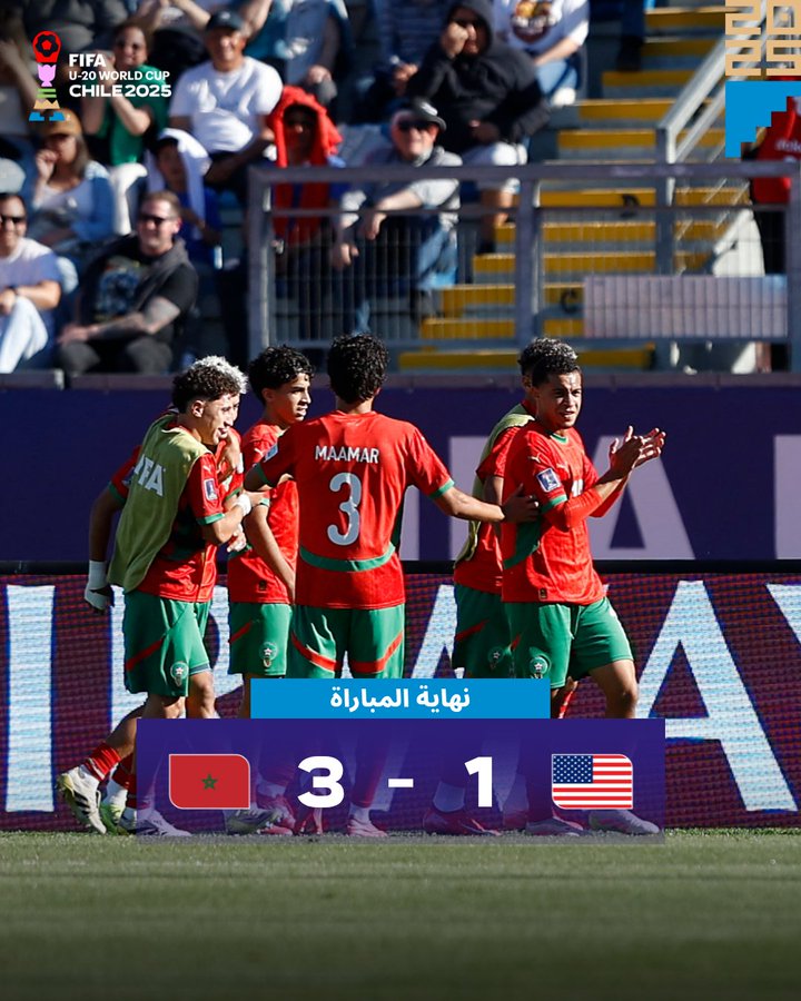 ألف ألف مبروك 
منتخب المغرب يتأهل لنصف نهائي كأس العالم للشباب

🇲🇦🇲🇦🇲🇦🇲🇦🇲🇦🇲🇦🇲🇦🇲🇦🇲🇦🇲🇦🇲🇦🇲🇦
😱😱😱😱😱😱😱😱😱😱😱😱
#U20WC
