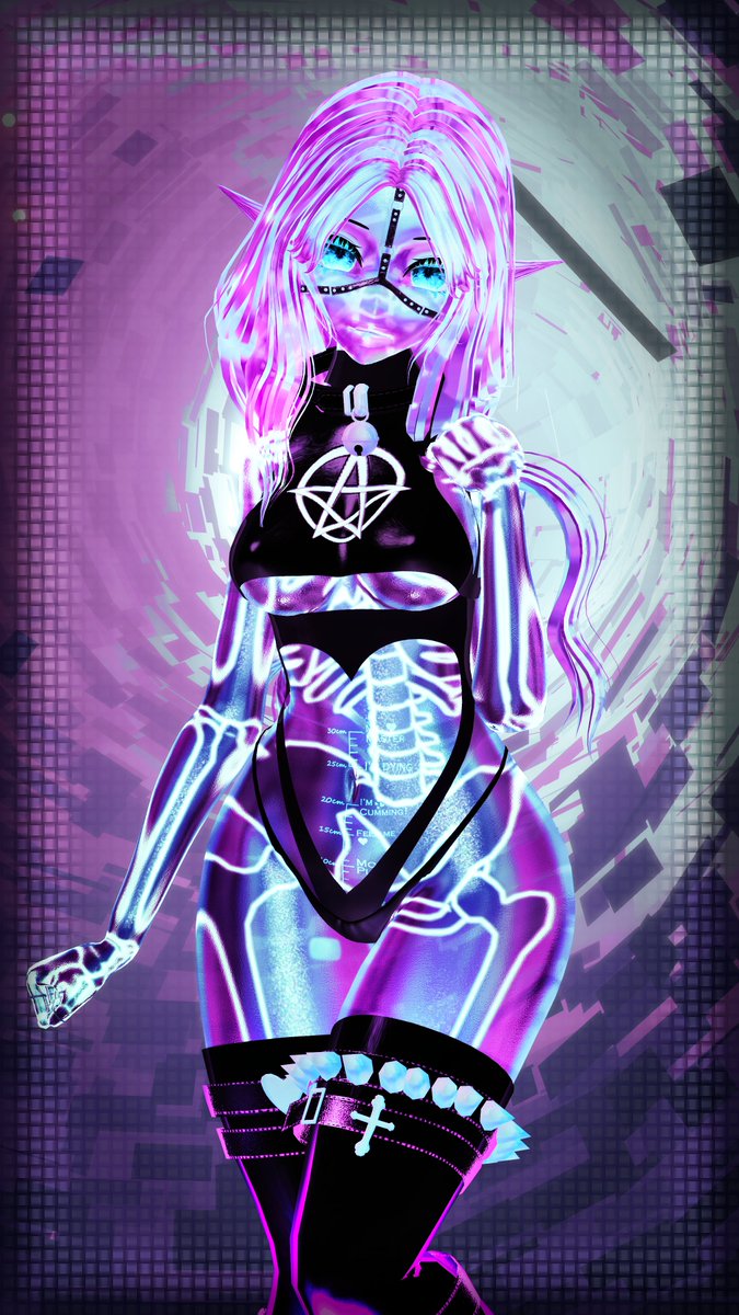 MintKittyVR's tweet photo. Do I look cool enough for your wallpaper? :3 https://t.co/JhnDoUY5fL