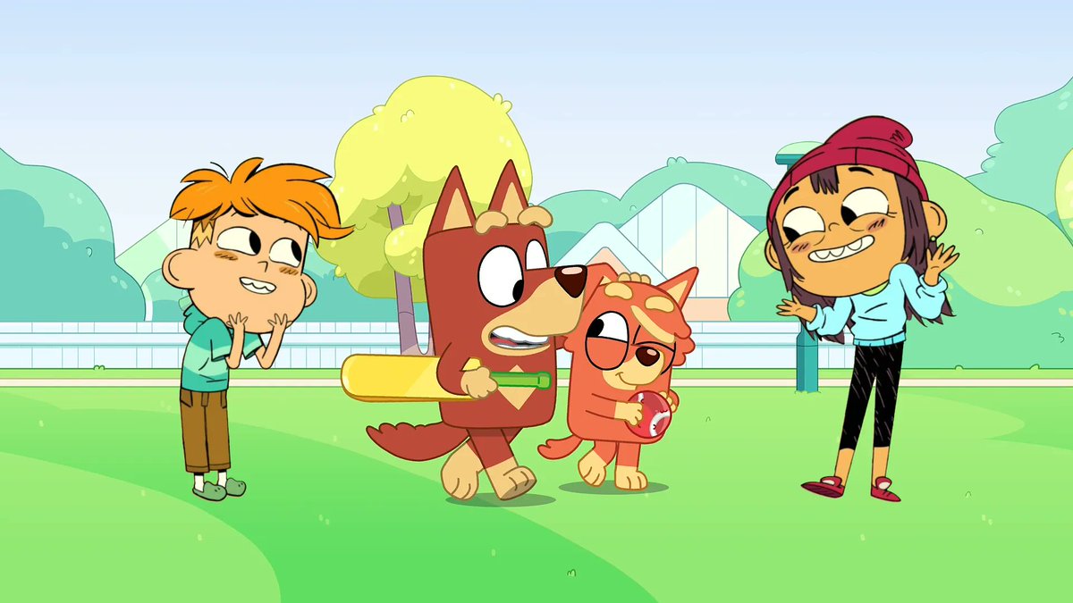 TheCoolStella's tweet photo. I made this edit a while ago based from one of my dreams, but I forgot to share it here.

So, here's Jack and Lily interacting with Kelpie family (Rusty and Dusty)! ❤️

#WyldePak #Bluey https://t.co/7ujF8Axnda