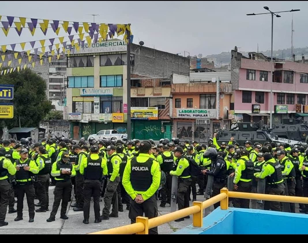 "Es que la constitución de Montecristi no permite que usemos a la policía"