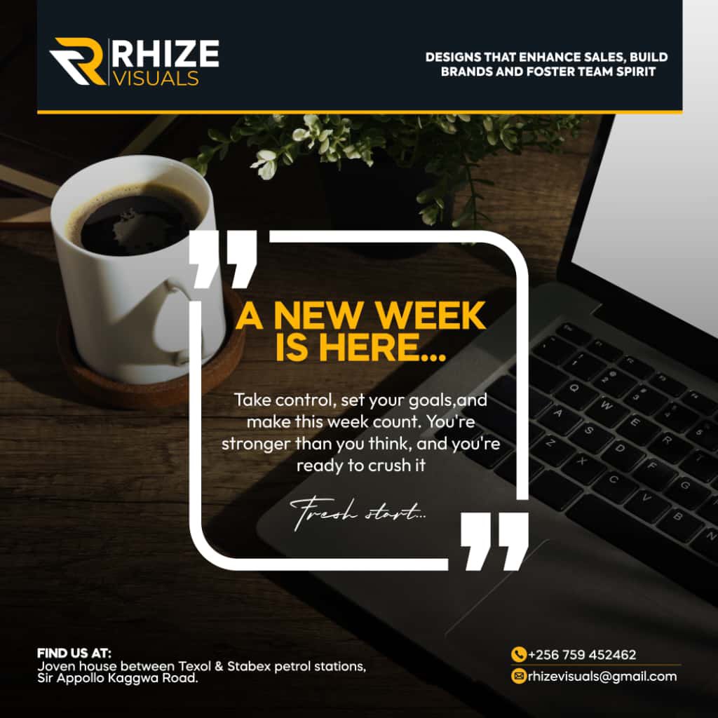 New week, new energy! Let’s crush those goals and make magic happen 💪☕