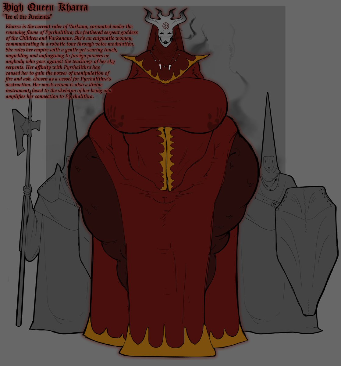 NEW FACTION LEADER!!! HIGH QUEEN KHARRA OF THE CHILDREN OF THE ANCIENTS!!! 

join my discord for more napkinverse content!!