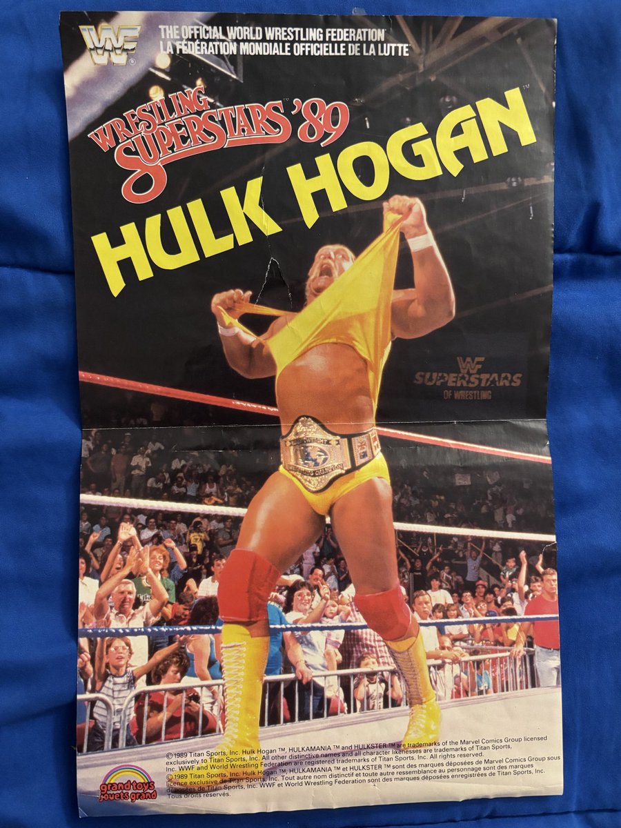 Latest addition to the <a href="/HulkHogan/">Hulk Hogan</a> collection LJN black card poster