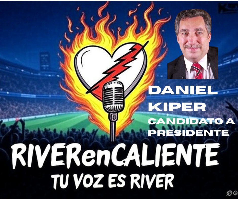 HOY EN #RIVERenCALIENTE🔥hablamos de todo, nos visita DANIEL KIPER, CANDIDATO A PRESIDENTE de RIVER.
¿Qué le espera al club a partir de Diciembre? ¿Es posible un cambio dirigencial y que Kiper gane la contienda?
SUMATE Y DEBATÍ POR RIVER!
x.com/i/spaces/1Mnxn…
