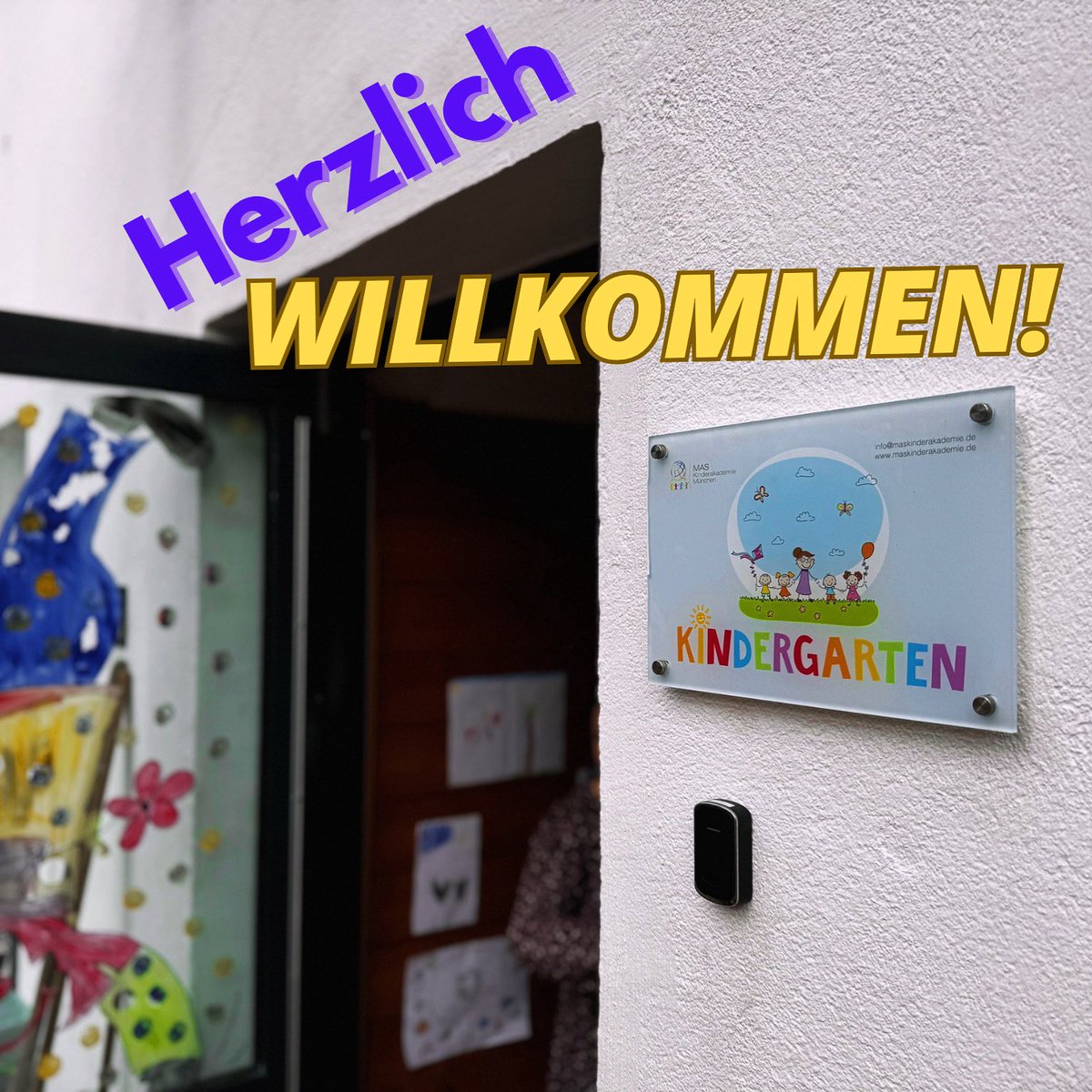 MASkinderakadem's tweet image. 📍 Herzlich willkommen in unserem #MAS Kinderparadies in #Pasing - Laim! Hinter diesem Eingang beginnt die spannende Reise. Wir bieten eine liebevolle, naturverbundene und kreative Umgebung, mitten im schönen Pasing - #Laim