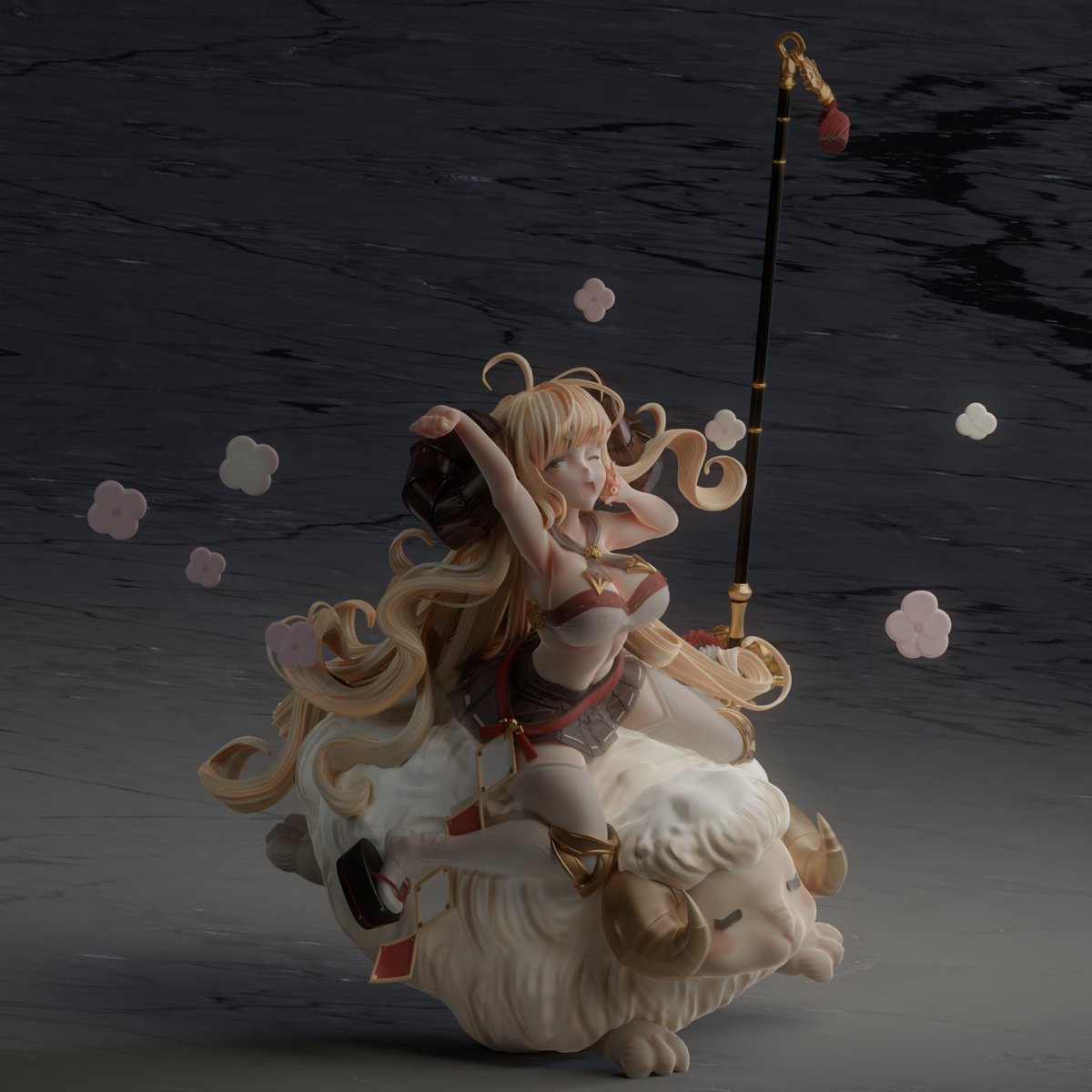 Anila sculpt!
soon on #Cults3d
#GranblueFantasy  #GBVSR 
#Chile
