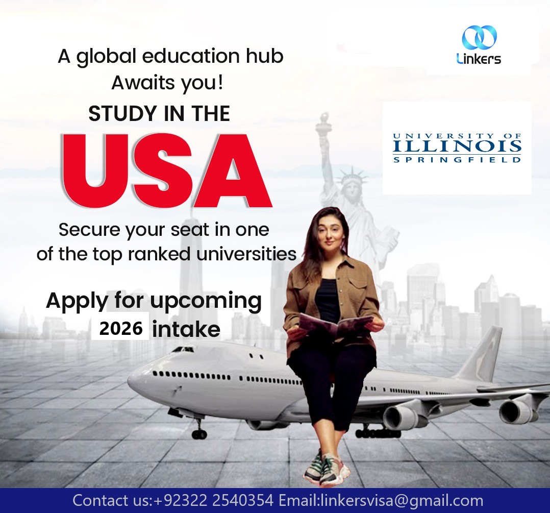 EraasAdvisor's tweet image. Studying at the University of Illinois Springfield (UIS) is appealing due to its reasonable tuition, strong faculty, 
Contact us:+92322 2540354
#StudyInTheUSA #f1visa