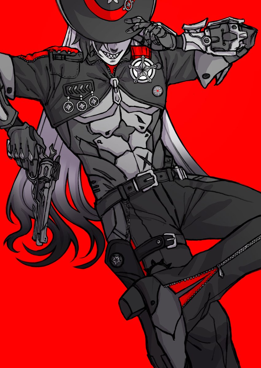 pinkbrokkoli's tweet image. Boothill 🗣️ #boothill #boothillfanart #hsr #honkaistarrail