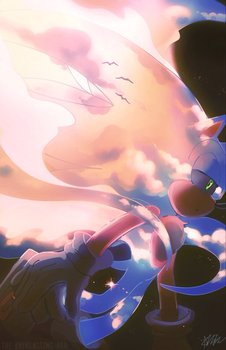 Embodiment ⛅️🪽
Belated Day 1 and day 5 of #Sonictober2025 #SonicTheHedgehog