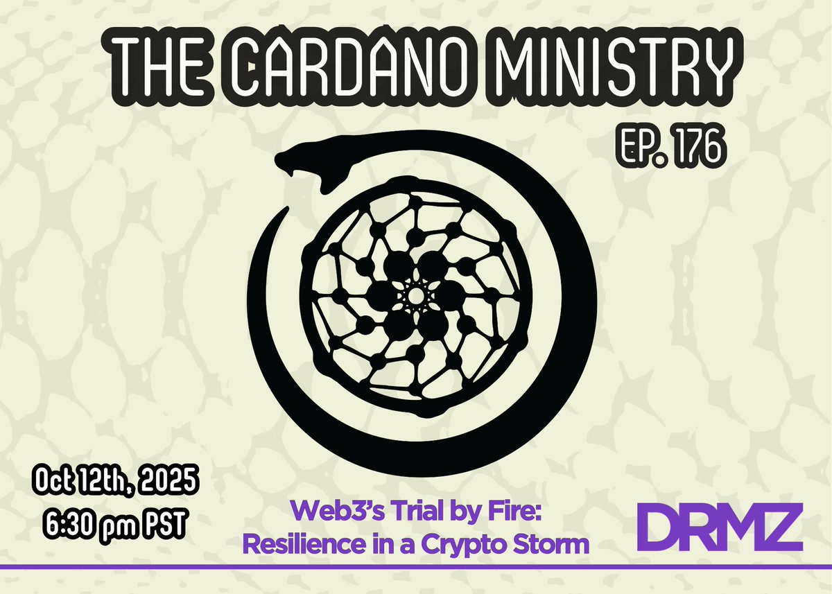 rod_drmz's tweet image. Remember, remember Sundays are for the Cardano Ministry! Roll through and catch up with DRMZ and join the conversation that reflects on a crazy, record-breaking week for crypto. 

Looking forward to the conversation
All are welcome!

Starting 6:30 - 8:30 PM PST…