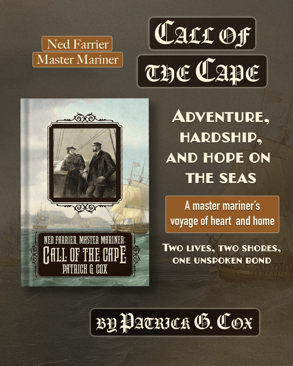 DailyBookBlogs's tweet image. rier’s heart yearns for more. At the Cape, love and destiny collide in this sweeping tale of loss and renewal. By @patrickgcox

Available on - amzn.to/4gy45qX