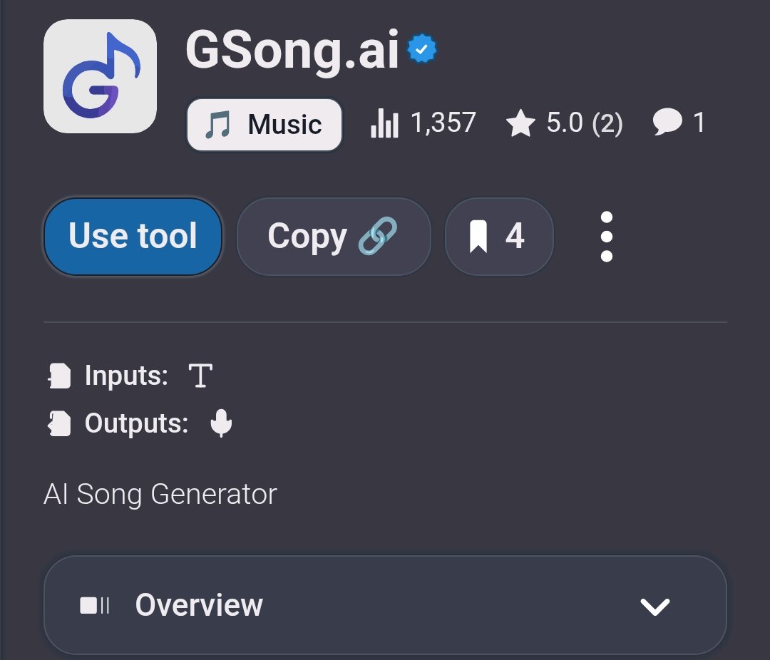 ojukwuchibueze's tweet photo. Day 74 of #100AItoolsin100days

Tool: https://t.co/U1PGI2sOGg

#GSongAI #AIMusic #SongGenerator #100AItoolsin100days #CreativityWithAI #ContentCreation https://t.co/jGUnVRmZm3