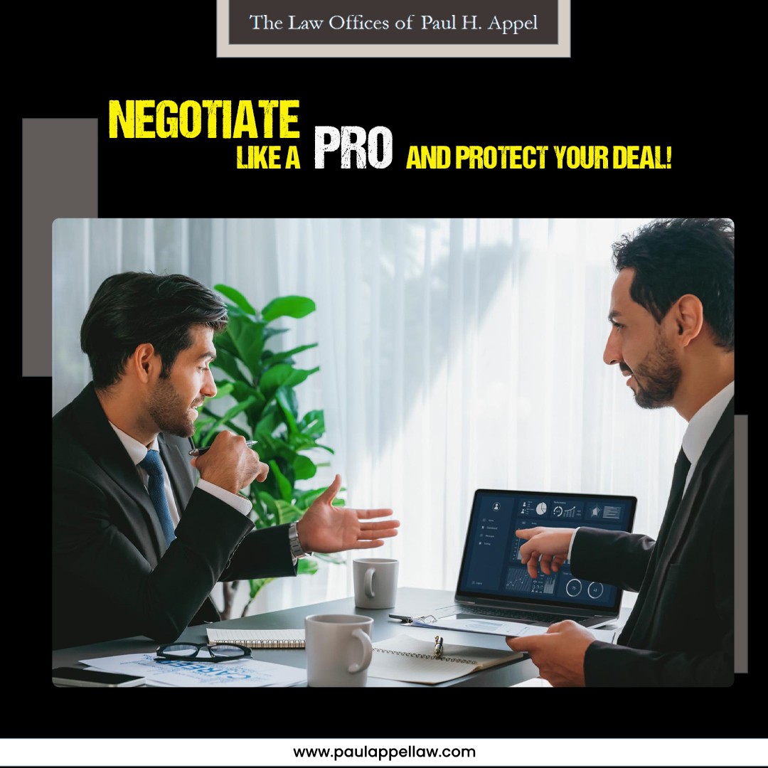 PaulAppelLaw's tweet image. Negotiating contracts doesn’t have to be stressful. With the right approach, you can save time, avoid disputes, and create win-win agreements. Learn how to protect your interests while building strong partnerships.

bit.ly/43PJqJ6 

#ContractTips #NegotiationSkills