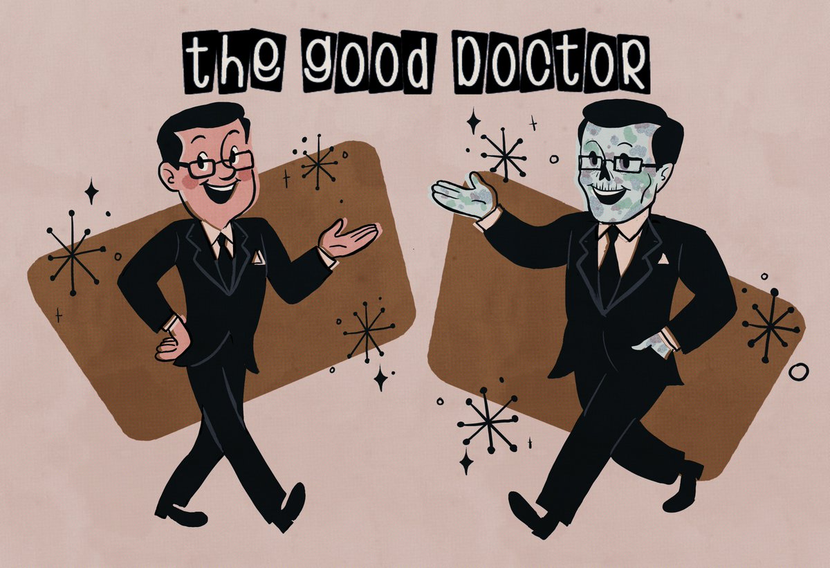 the good doctor's pre and post-war mascots!