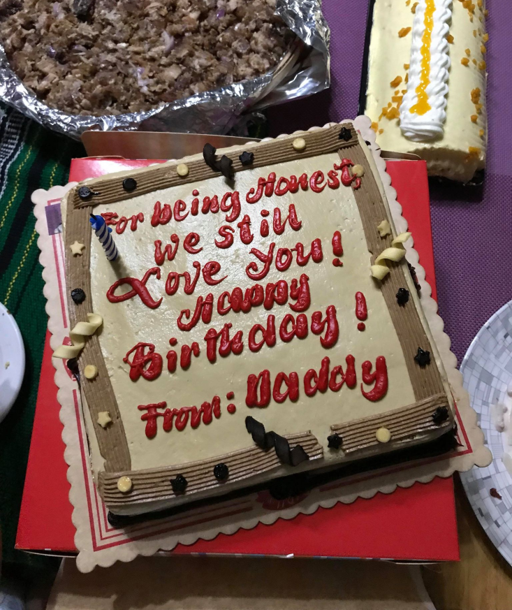 i remember coming out to my parents and they gave me a coming out cake on my bday