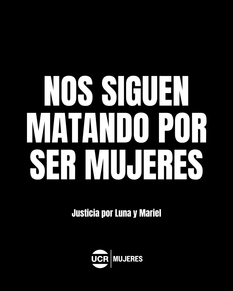 Luna y Mariel fueron asesinadas por Pablo Laurta. Ella había denunciado, tenía botón antipánico. Él huyó con su hijo y administraba una página que sembraba odio.

‼️La violencia machista no es un hecho aislado: se alimenta del silencio, el odio y la impunidad