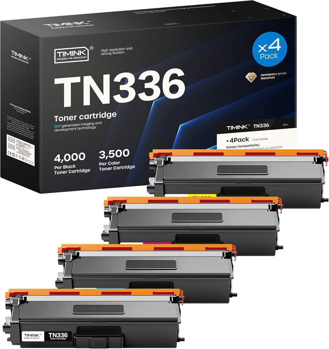 MyTrendShopper's tweet image. amzn.to/3KNGO8H
TN336 TN331 TN315 TN310 Compatible Toner Cartridge Replacement for Brother TN 336 331 315 310 TN-336 TN-331 TN-315 TN-310, use with MFC-9465CDN HL-4140CN (B/C/M/Y-4 PK)

#BrotherToner #TN336 #TN331 #TN315 #TN310
