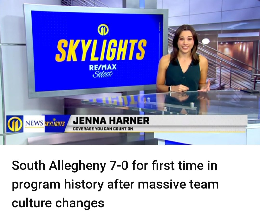 Drew Cook summed it up best “Everybody loves a winner.” 
Huge thanks to <a href="/JennaHarner11/">Jenna Harner</a> &amp;  <a href="/WPXI/">WPXI</a> for stopping by football practice spotlighting the culture shift happening- Evident in the hustle, the focus &amp; sense of pride.youtu.be/e2ZyEb1gqCE?si…