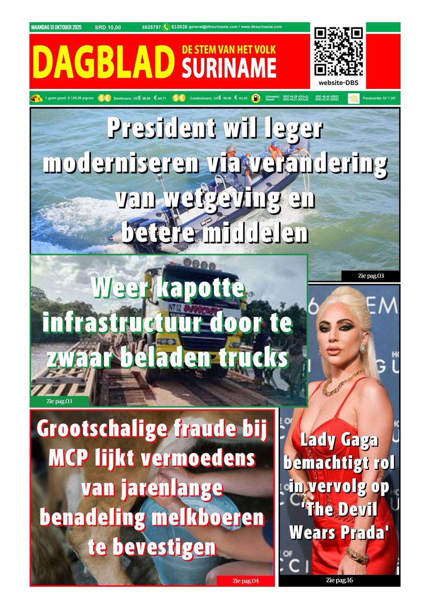 Dagblad Suriname (@dagblad_surinam) on Twitter photo 